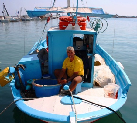 Pythagorea fisherman, Samos
